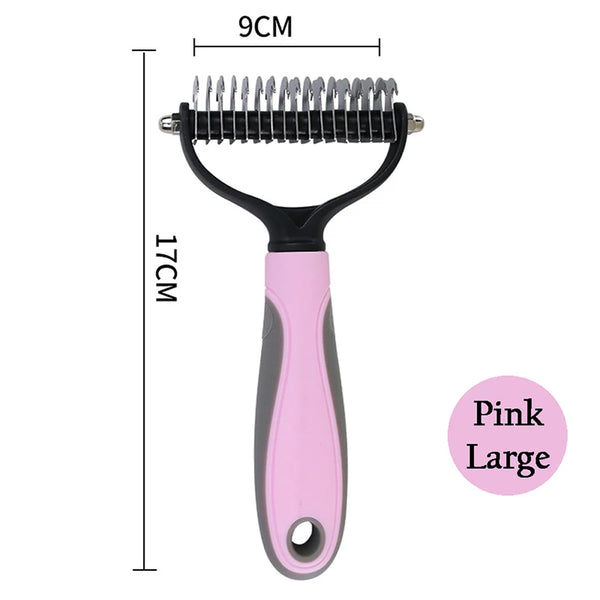 Wide Deshedding/Dematting Comb and Undercoat Remover