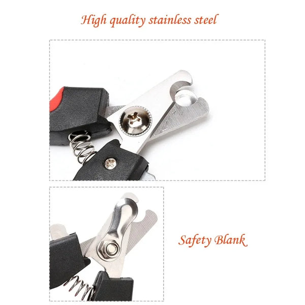 Large Nail Clippers with Protective Cover and Nail Filer