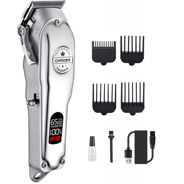 Professional Steel-Grade Rechargeable Dog Hair Shaver and Trimmer