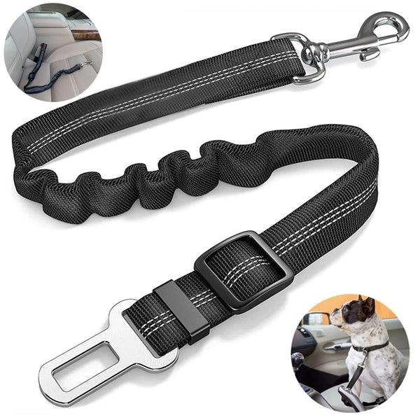 Durable Nylon Elastic Dog Seat Belt Leash