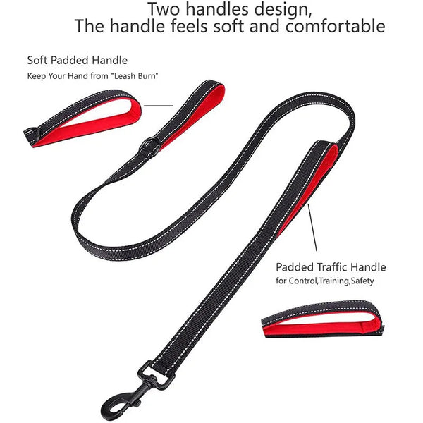 Dual-Handle Heavy Duty Dog Leash