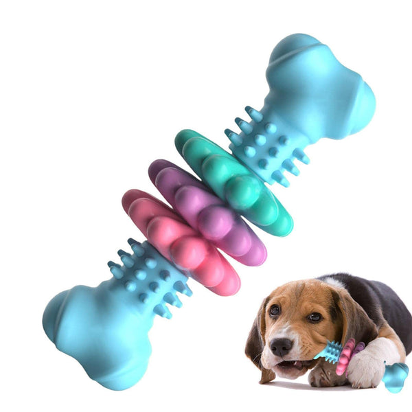 Bite-Resistant Bone With Gears Chew Toy